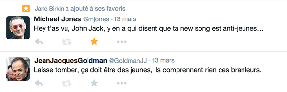 Les enfoirés sur Twitter