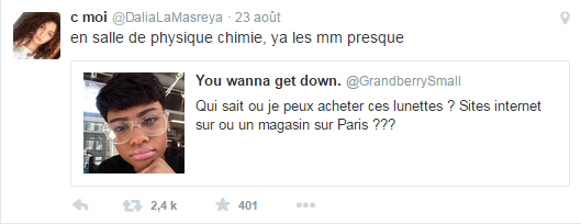 en salle de physique chimie, ya les mm presque 