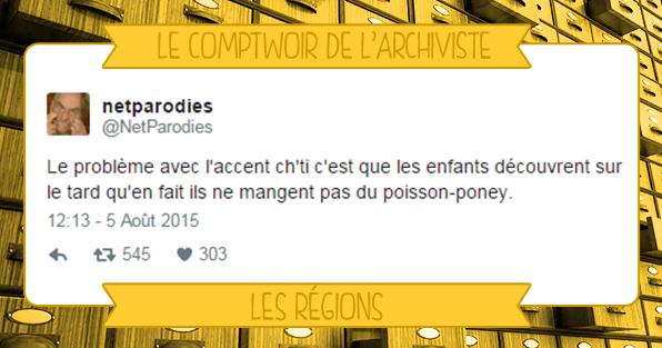 Archiviste comptwoir meilleurs tweets régions