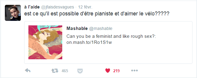 @jfaisdesvagues est ce qu'il est possible d'être pianiste et d'aimer le vélo?????