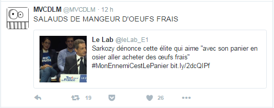 SALAUDS DE MANGEUR D'OEUFS FRAIS