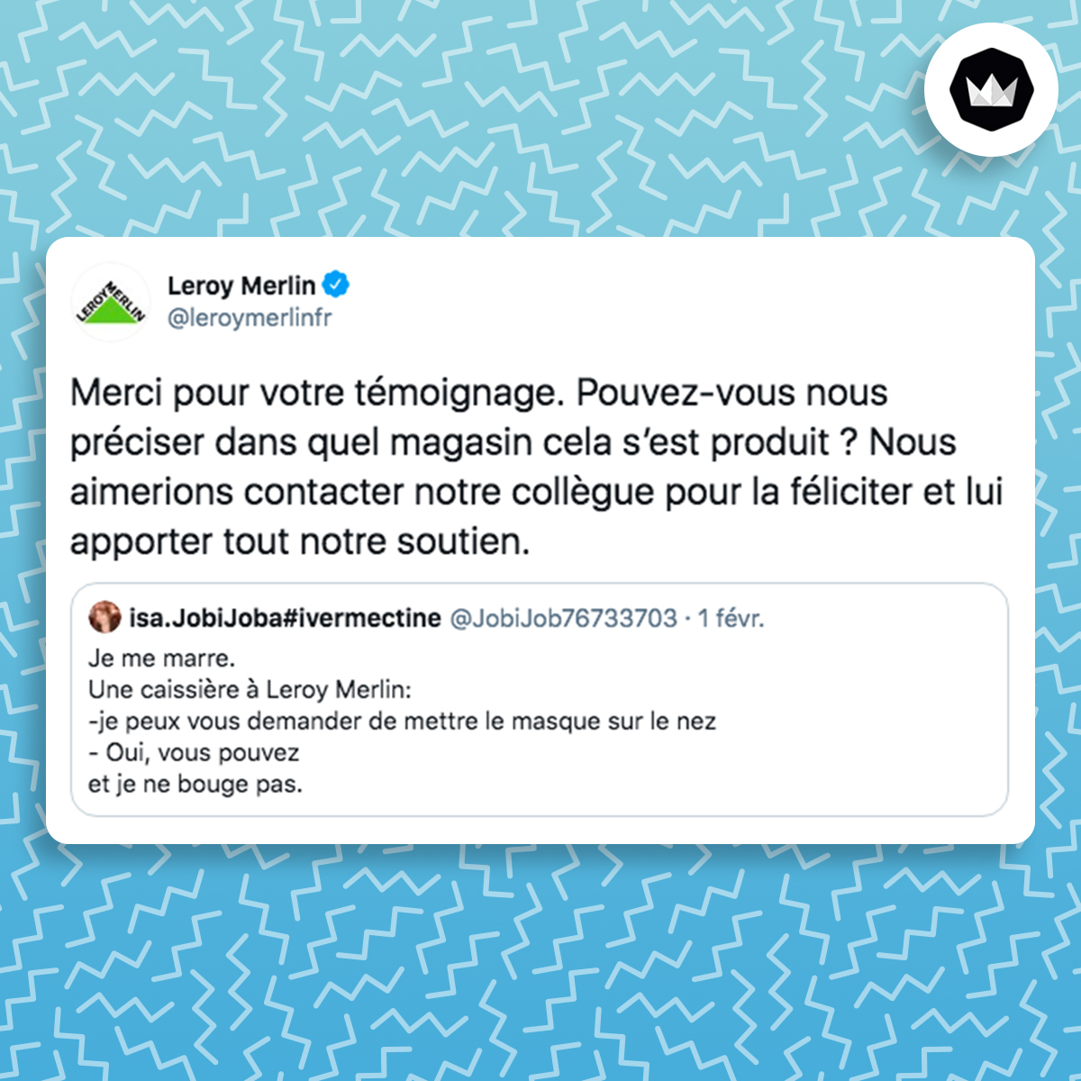 tweet de leroymerlinfr